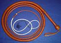 12 foot Saddle Tan 12 plait Indiana Jones Bullwhip